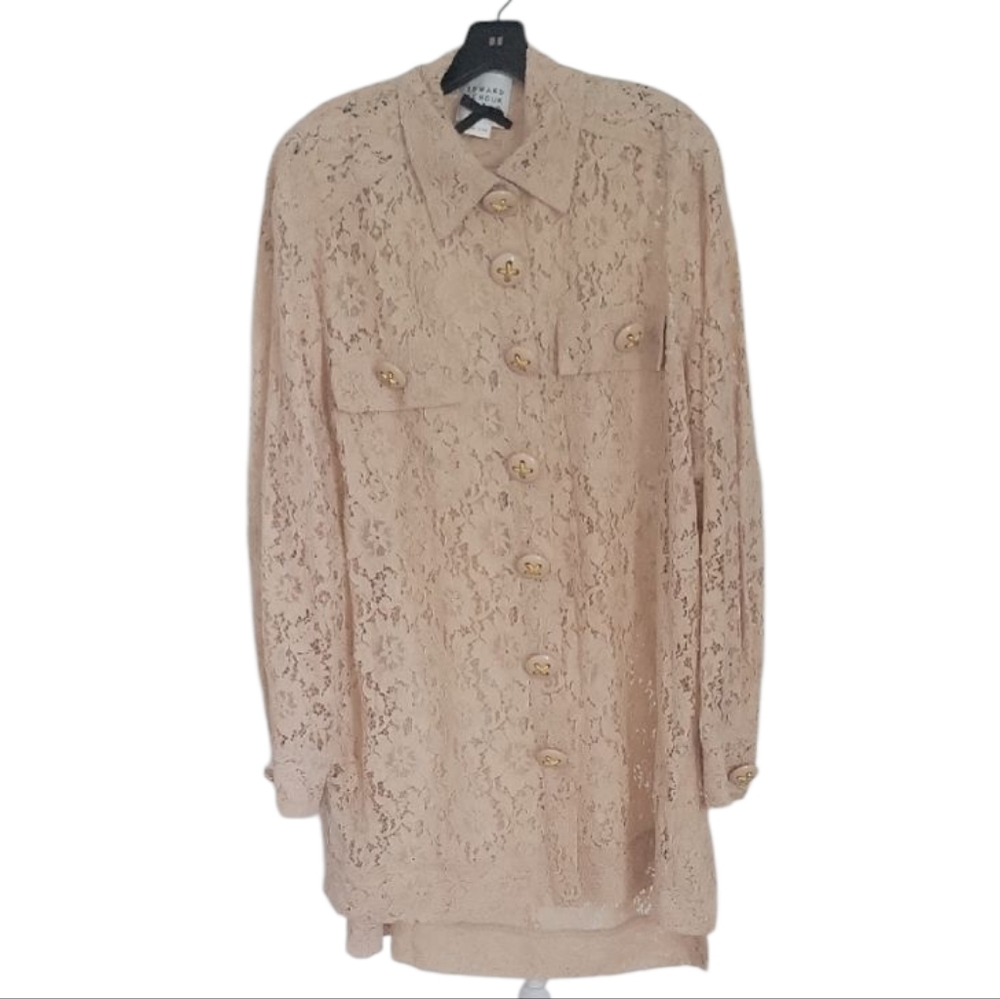 Edward Achour Paris Lace Cocktail Dress Size 6